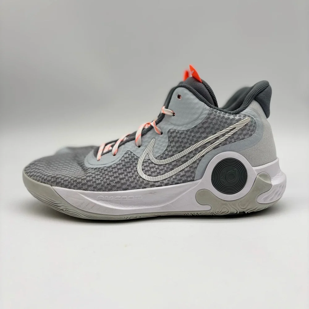 Nike KD Trey 5 IX Wolf Grey Bright Crimson Basketball Shoes CW3400-011 Mens 11